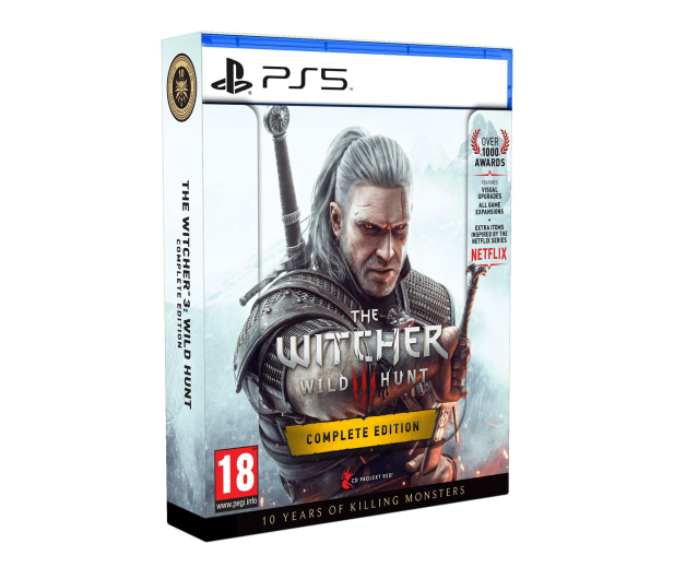 PlayStation Wiedźmin 3 Dziki Gon - Edycja Kompletna + Jubileuszowy Steel 5908305250463 / cenega - 1363537 - zdjęcie 2